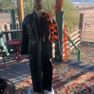 Made in USA Super cool leather duster…EUC very soft leather PIONEER WEAR ⁉️❌⭕️